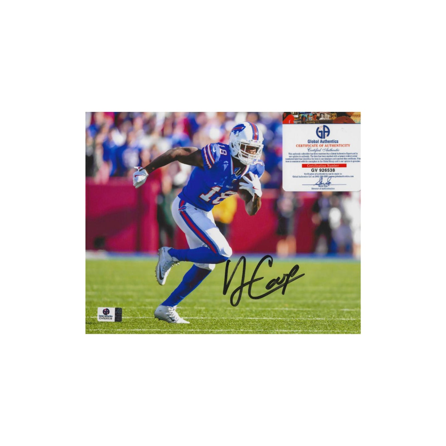 Amari Cooper Buffalo Bills Autographed 8x10 Photo With COA