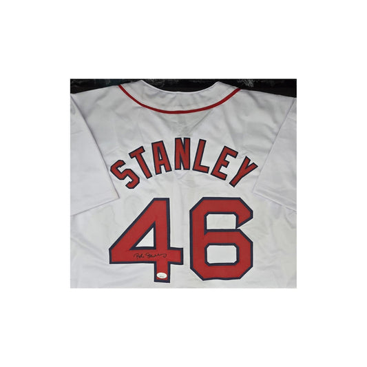 Bob Stanley Boston Red Sox Autographed Custom Baseball Jersey coa