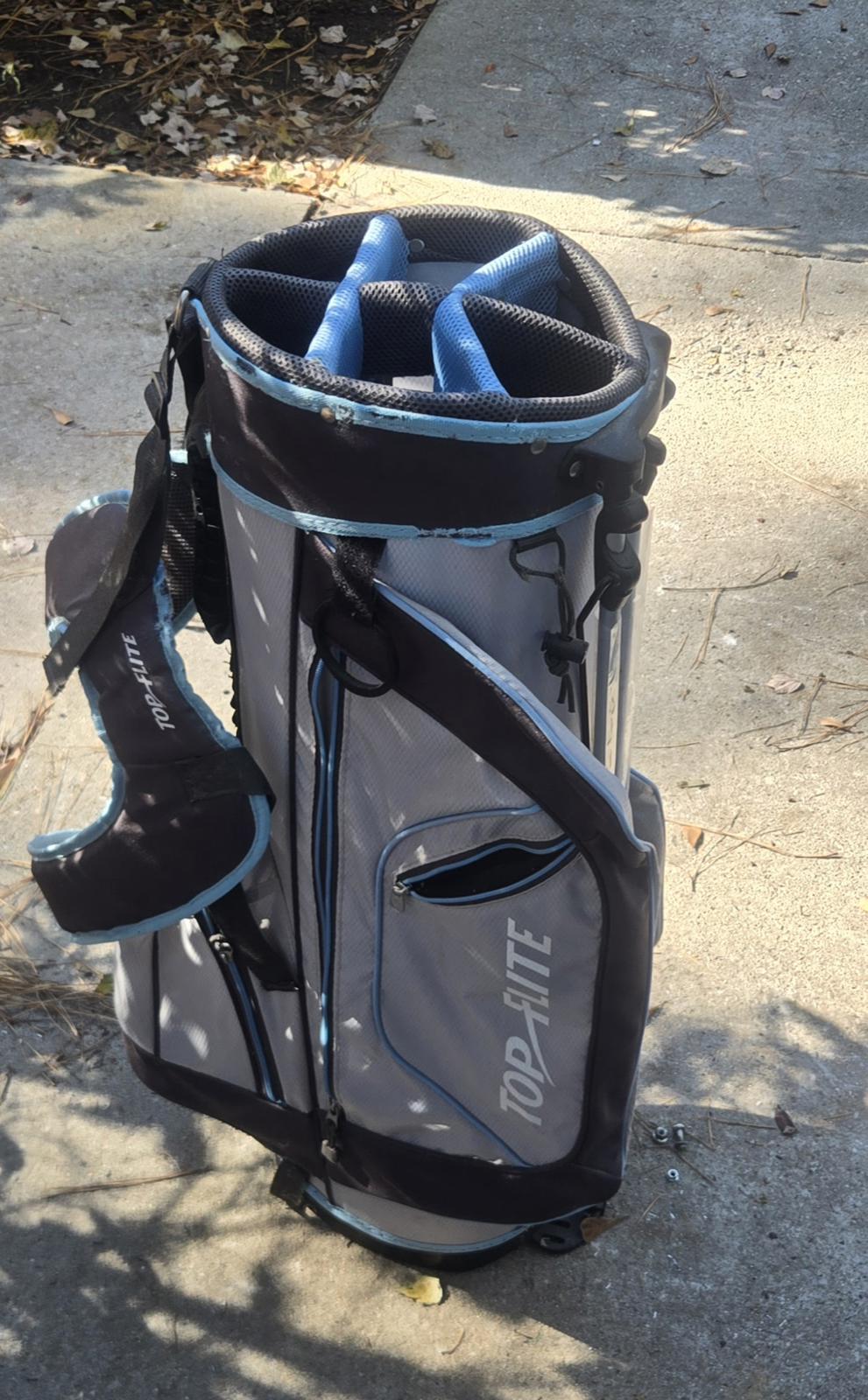 Top Flite Golf Stand Bag with Multiple Compartments