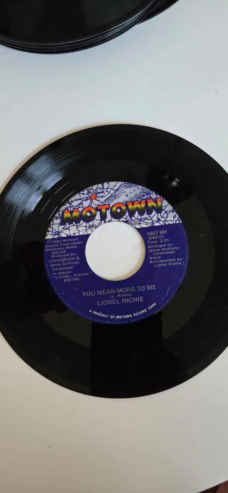 7-inch 45 RPM Vinyl Record "You Mean More To Me" "You Are" By Lionel Richie