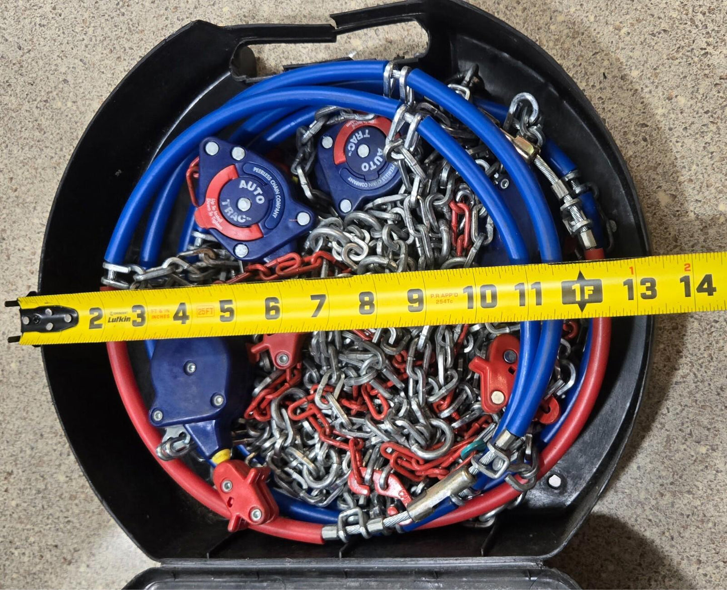 One Pair Auto Track Self Adjusting Automotive Tire Chains