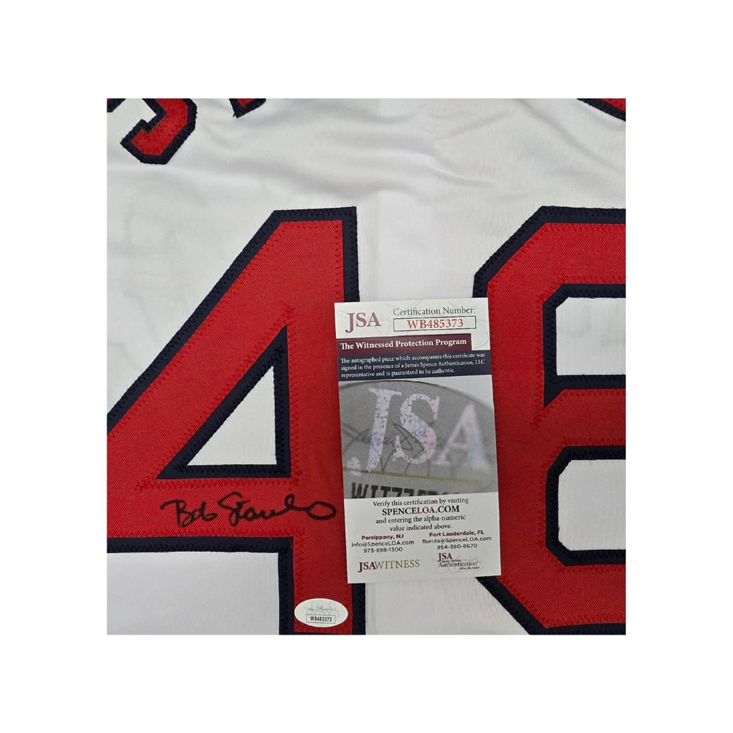 Bob Stanley Boston Red Sox Autographed Custom Baseball Style Jersey With COA