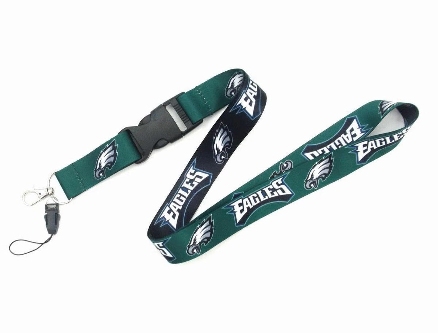 NFL Team Reversible Lanyard with Detachable Clip/Key Ring