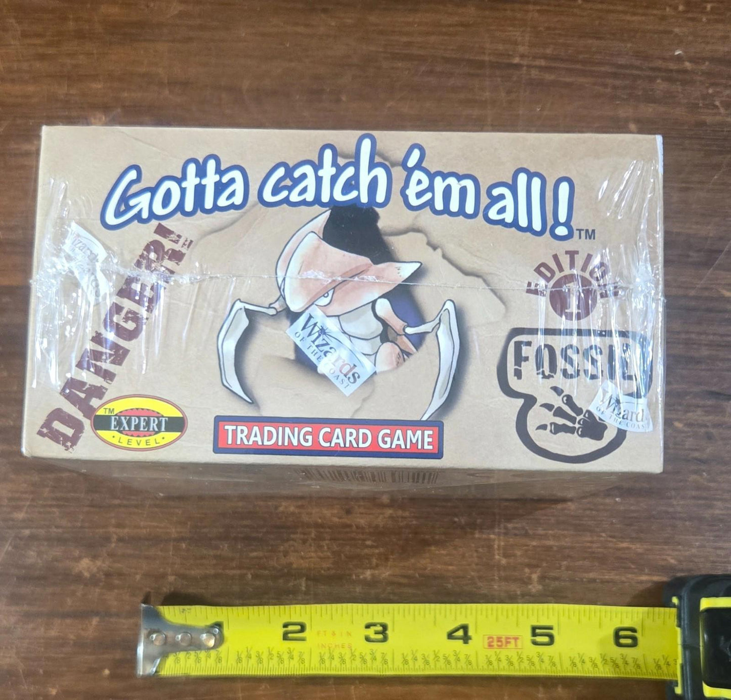 Factory Sealed st Edition 1999 Fossil Booster Box Pokemon Trading Game