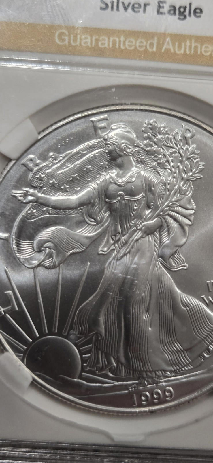 1999 $1 Silver American Eagle PGA 70 Coin Bullion Certified MS Sealed Brilliant