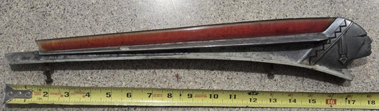 All Original VTG Pontiac Chieftain Red Lucite Insert 1946 508615 Chrome Art Deco