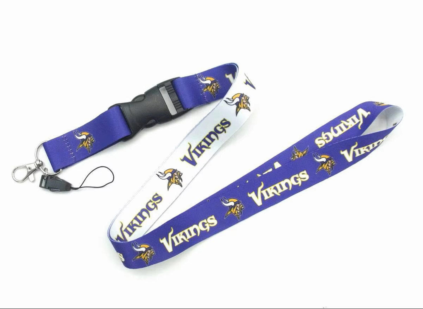NFL Team Reversible Lanyard with Detachable Clip/Key Ring