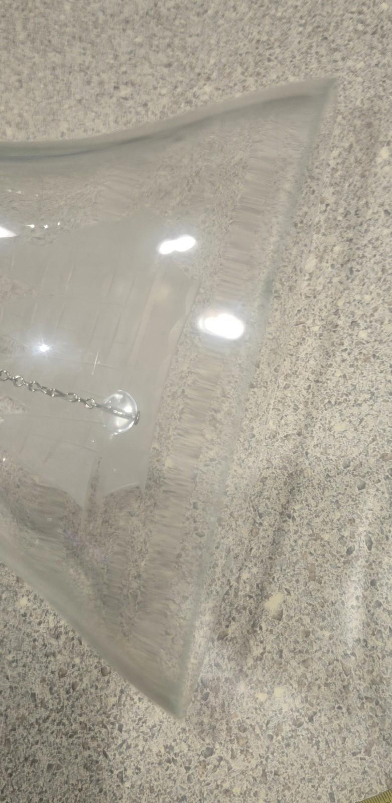 Large Maybe Crystal Bell Pirate Ship Etched Bell