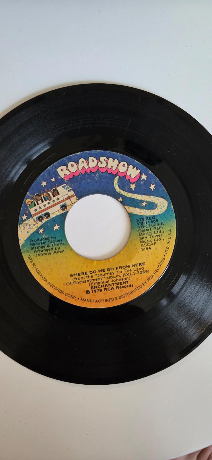 7-inch 45 RPM Vinyl Record"I Wanna Boogie" "Where Do We Go From Here Enchantment