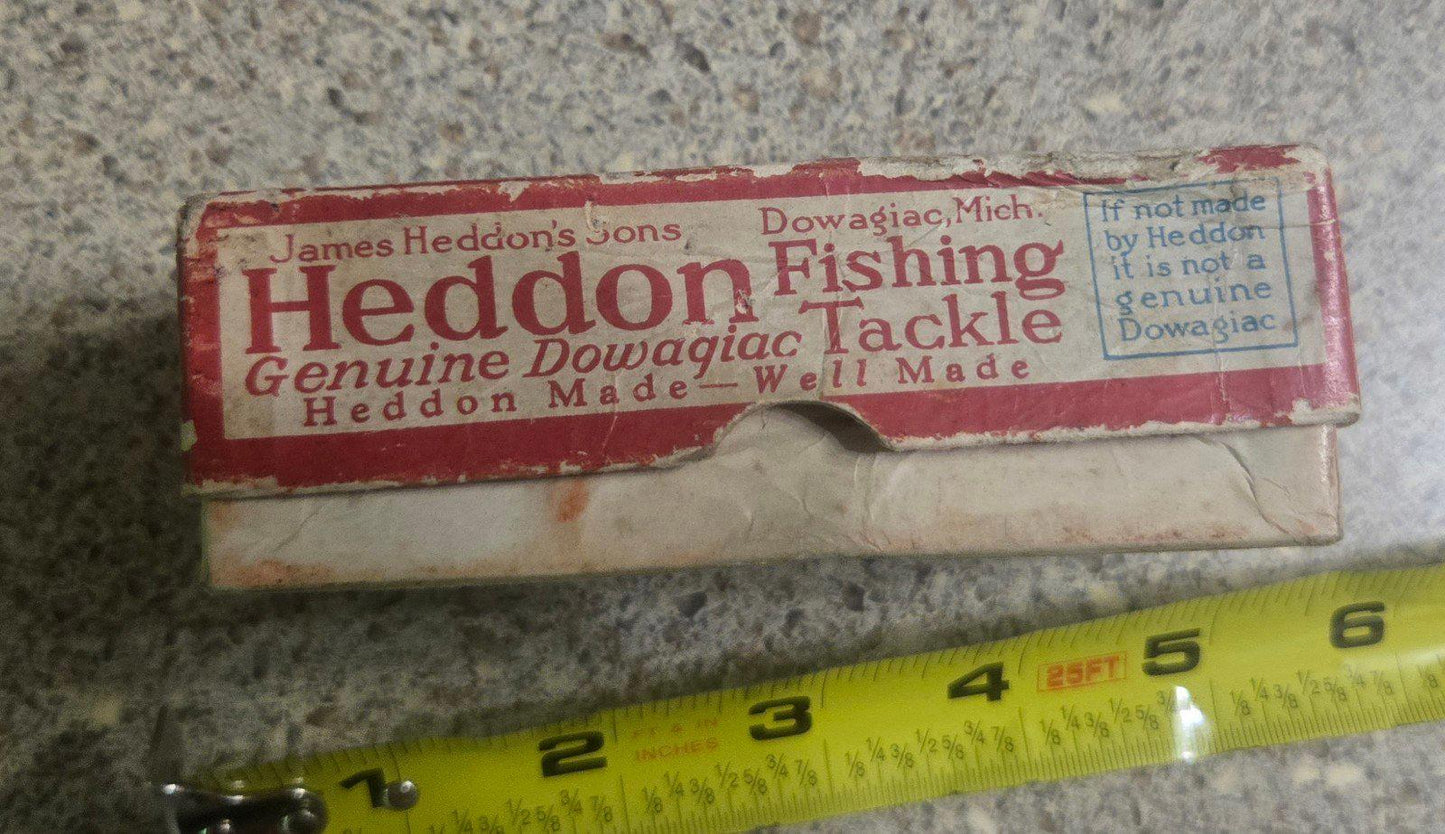 VTG #210 Surface Frog Fishing Lure Genuine Heddon Dowagiac Minnow  Box & Insert