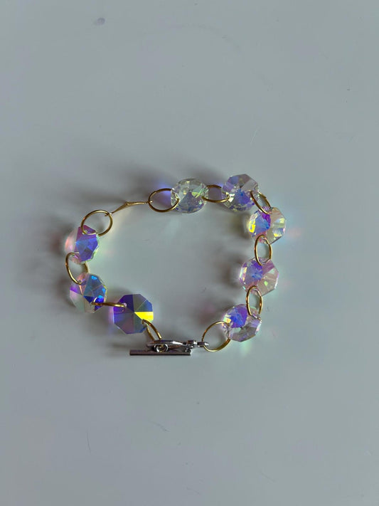 Handmade Beaded Art Jewelry Wonderfully Created Shining Aurora  Bracelet