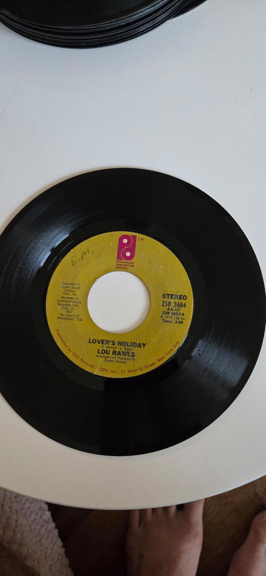 7-inch 45 RPM Vinyl Record "Lover's Holiday" "Let's Fall In Love All Over Again"