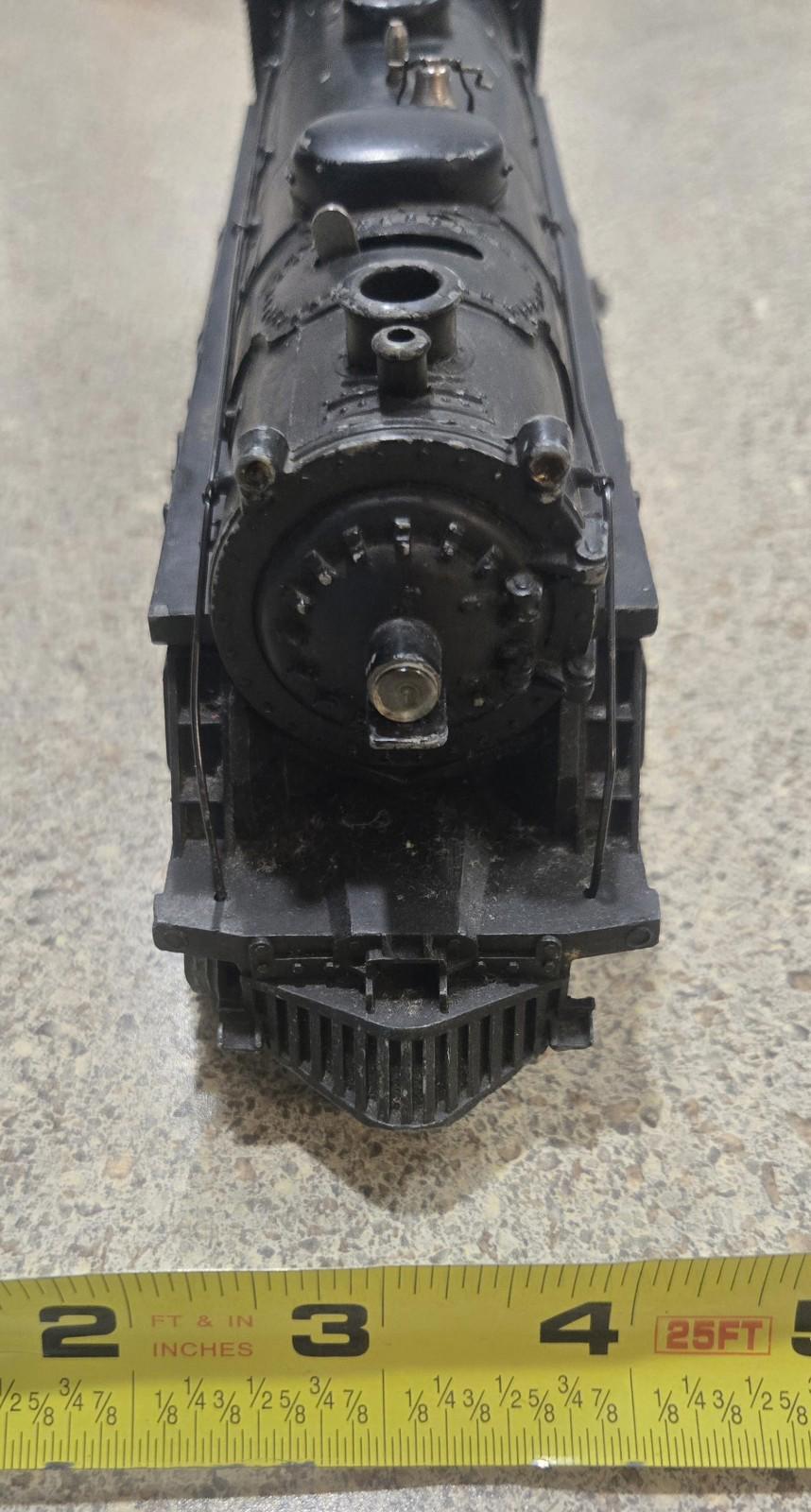 Post War Lionel Steam Locomotive # 224 Model Train W/ Whistle Coal Tinder 2466w