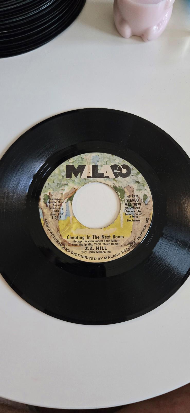 Right Arm For Your Love7-inch 45 RPM vinyl record of Z.Z. Hill's "Cheating In Th